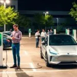 puntos de recarga en parkings de empresas que exige la instalacion electricistas en Madrid